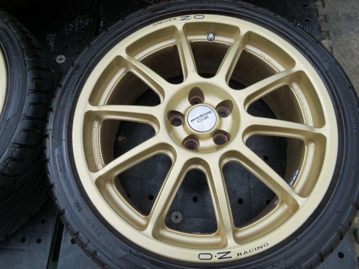 人気!!希少!!OZ RACING pro drive(プロドライブ) P-WRC1 ゴールド 超 