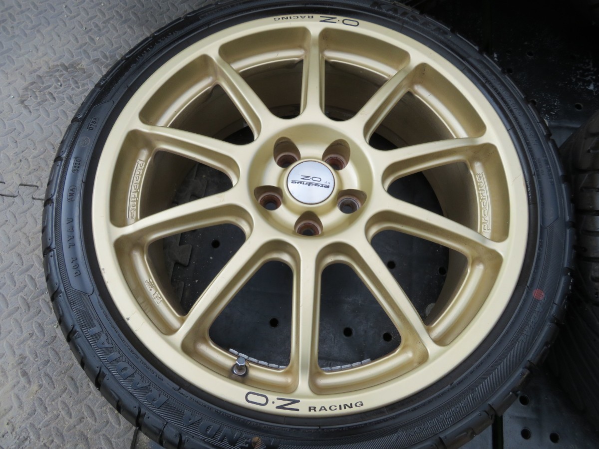人気!!希少!!OZ RACING pro drive(プロドライブ) P-WRC1 ゴールド 超 