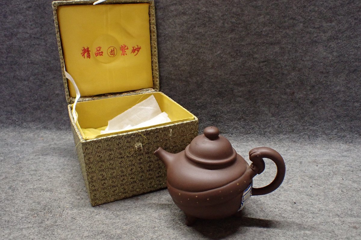 紫砂 煎茶道具 急須 朱泥 在銘 唐物 中国宜興 中国 中国美術 中国