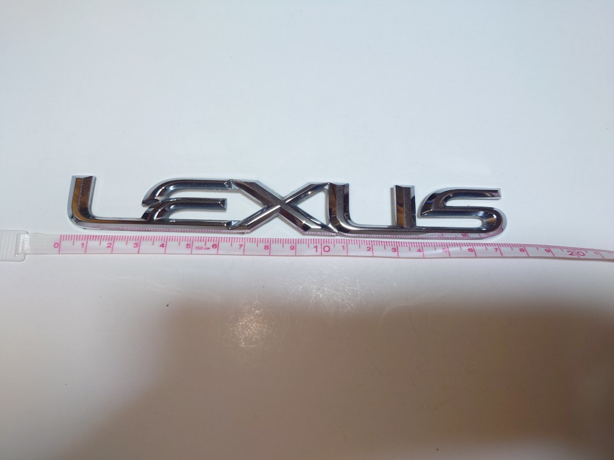 レクサス純正 文字エンブレム LEXUS 横幅17.5cm(レクサス)｜売買された 