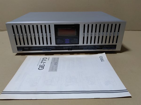 TRIO（KENWOOD） GE-770 完動品 美品です。 | PIOUSTEC.COM