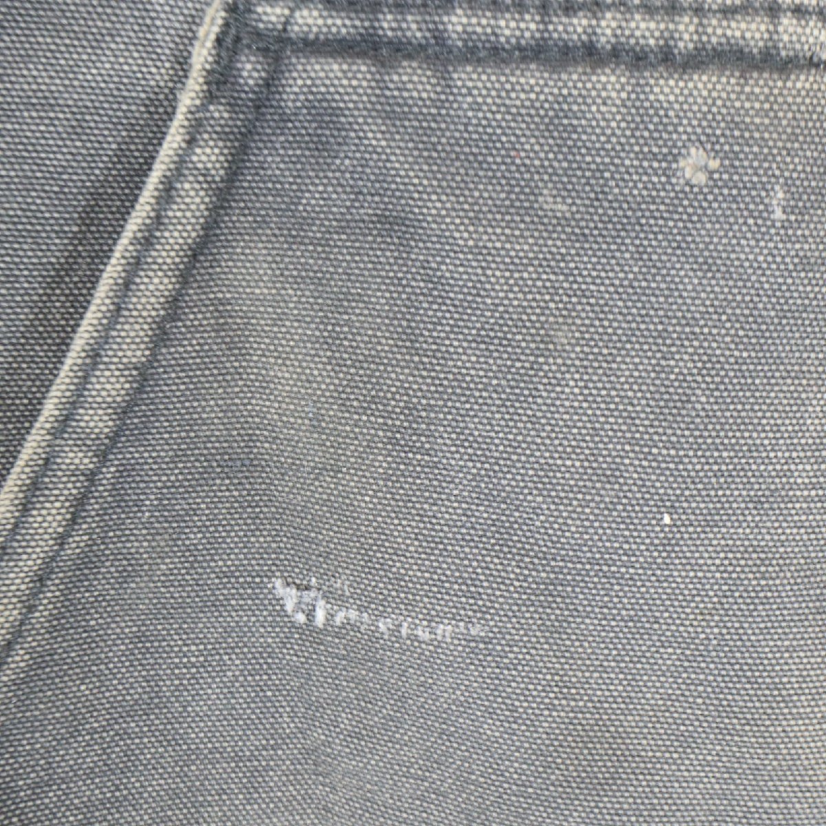 Carhartt カーハート ダック生地 ワーク ベスト 刺繍入り 企業ロゴ ワークウェア 作業着 ブラック ( メンズ XL ) 中古 古着 N3249