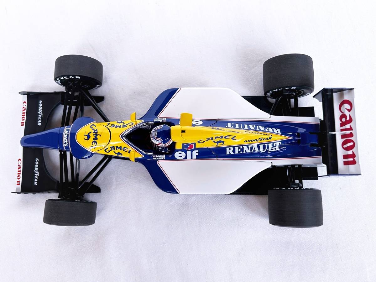 即決!! 1/18 ウイリアムズ ルノー FW14B N.マンセル キャメル仕様