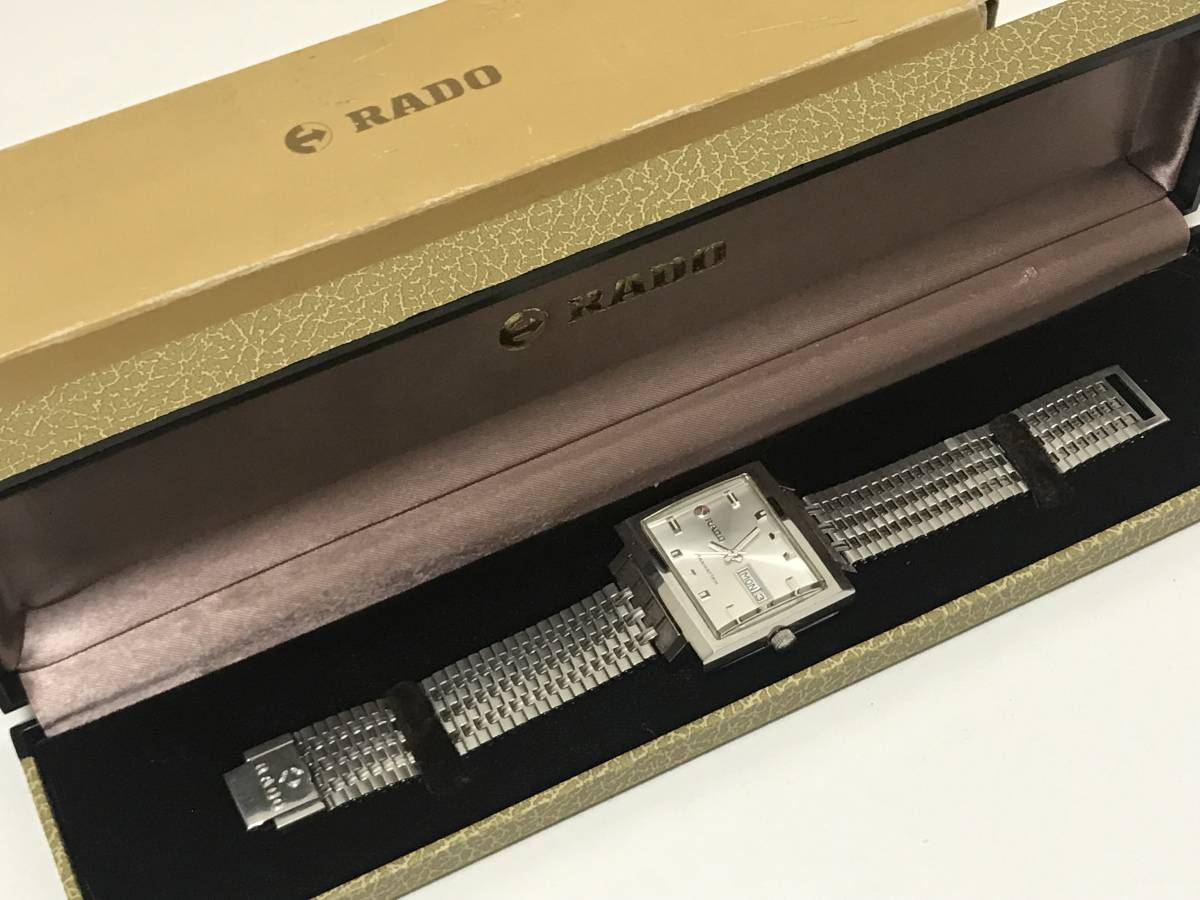 RADO ラドー MANHATTAN マンハッタン 稼働品 デイデイト 自動巻き AT