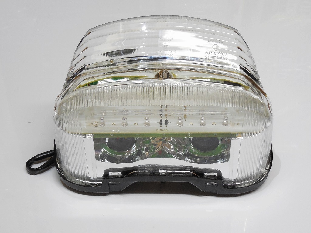 新品　LEDテールランプ　クリアテール　XJR400 XJR1300 台湾製 XJR400 クリアテール XJR1200 xjr400 クリアーテールの通販 Eマーク
