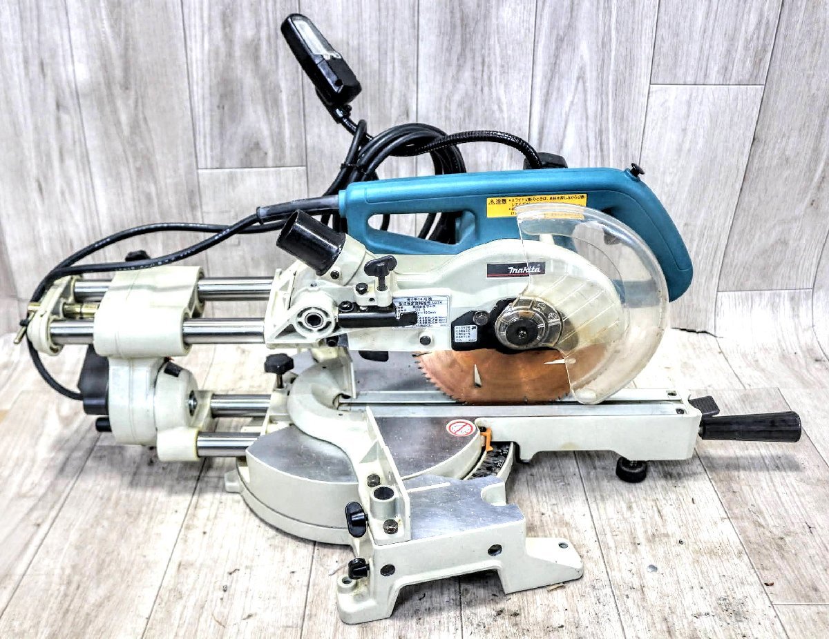 動作品☆makita マキタ 190mm スライドマルノコ LS0713 /100V 50-60Hz 4500min-1　（ライト・ブレーキ付）　16Y105