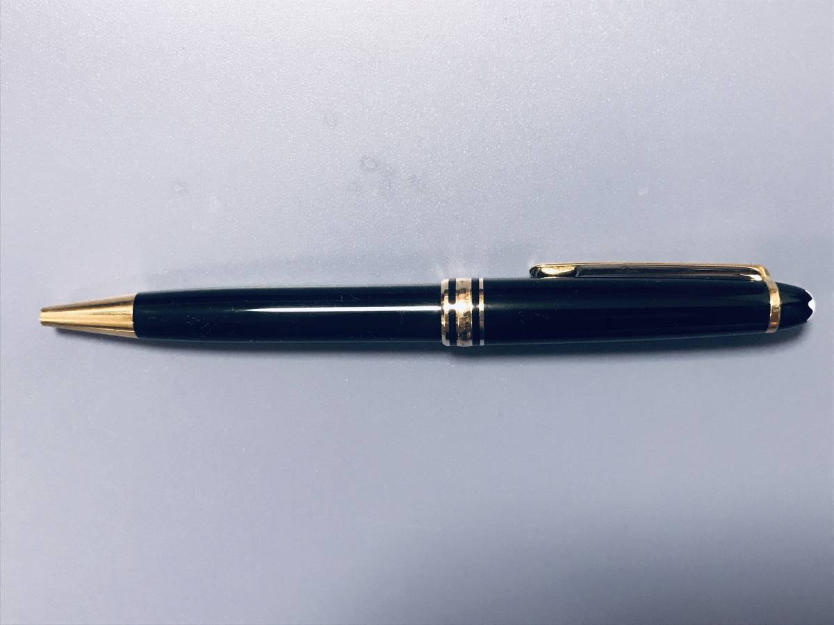 正規品 モンブラン ボールペン マイスターシュテュック 164 37.モンブラン マイスターシュテュック164クラシック BK/Gd/M GERMANY