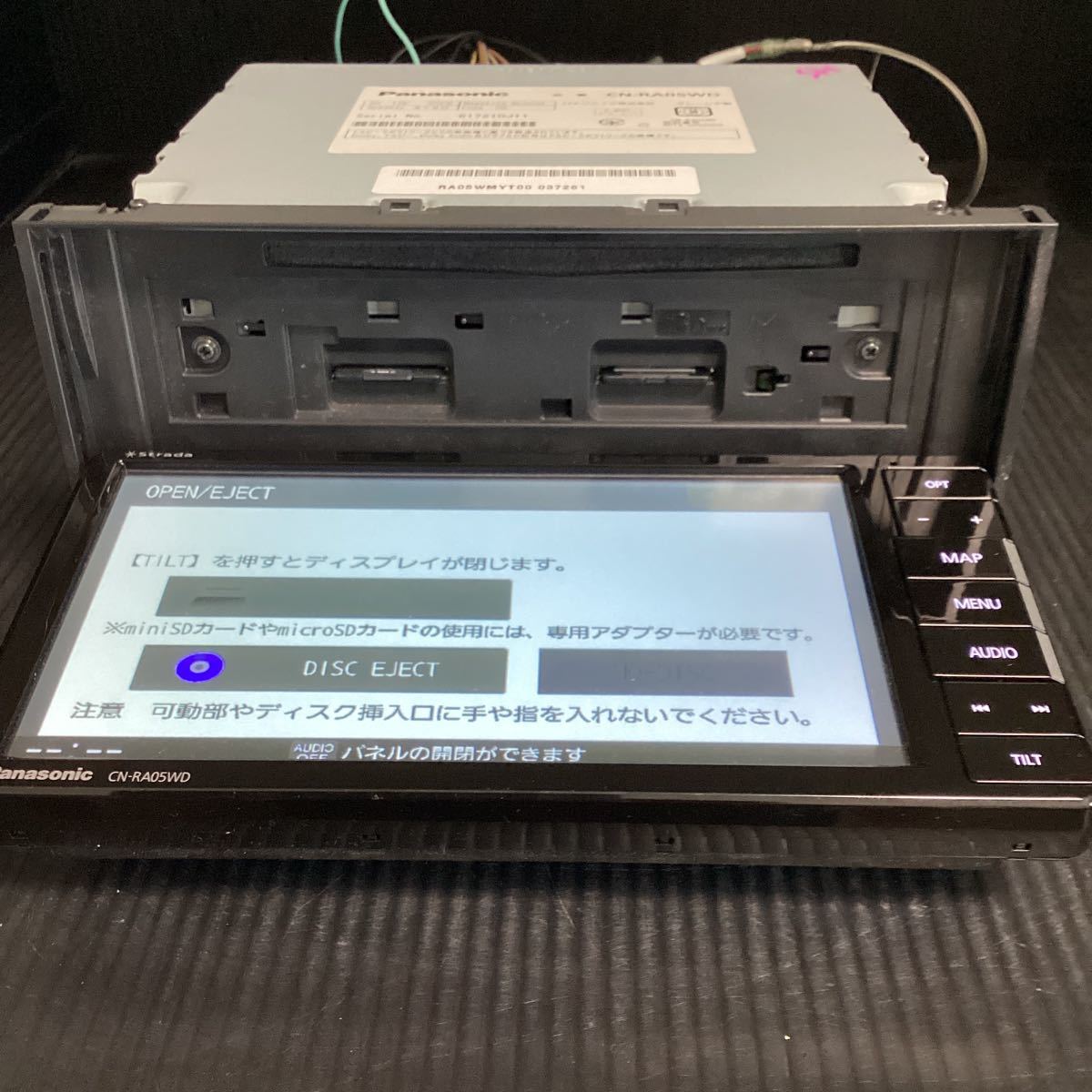 76HS 即決！Panasonic パナソニック CN-RA05WD ストラーダ メモリー