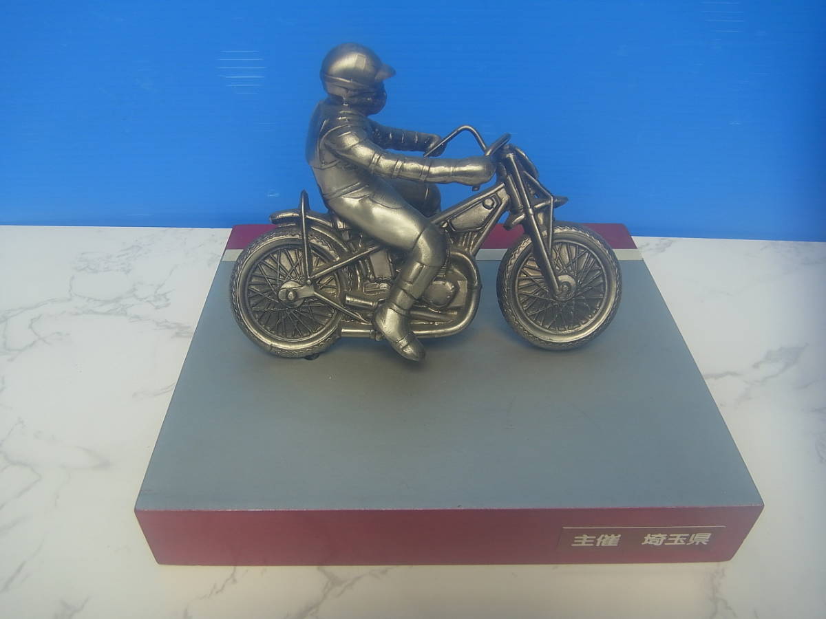 オートレース 金属オブジェ ダイナミックオートレース 非売品 川口