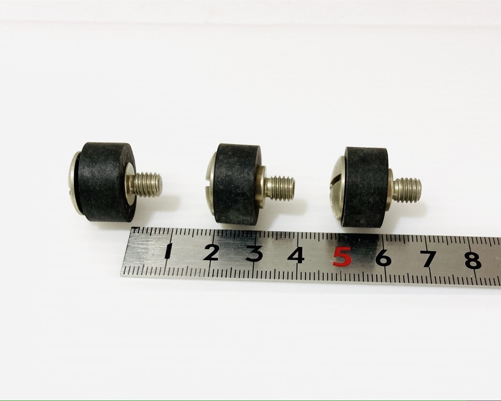 Hondaワークス アルミカウルビスΦ15M6×7 P1.0 段付11mm 未使用3個と他未使用3個の合計6個(詳細は説明文をご覧ください)希少品