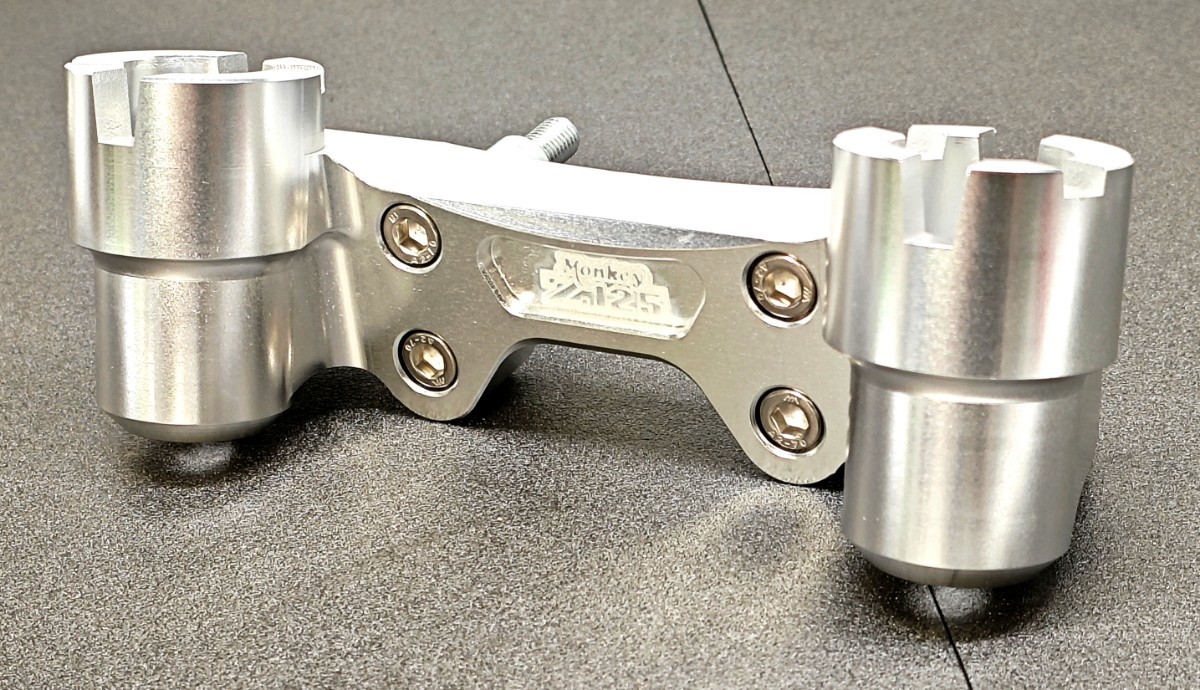国内発送 モンキー125 ダックス125くるくるハンドル シルバー 