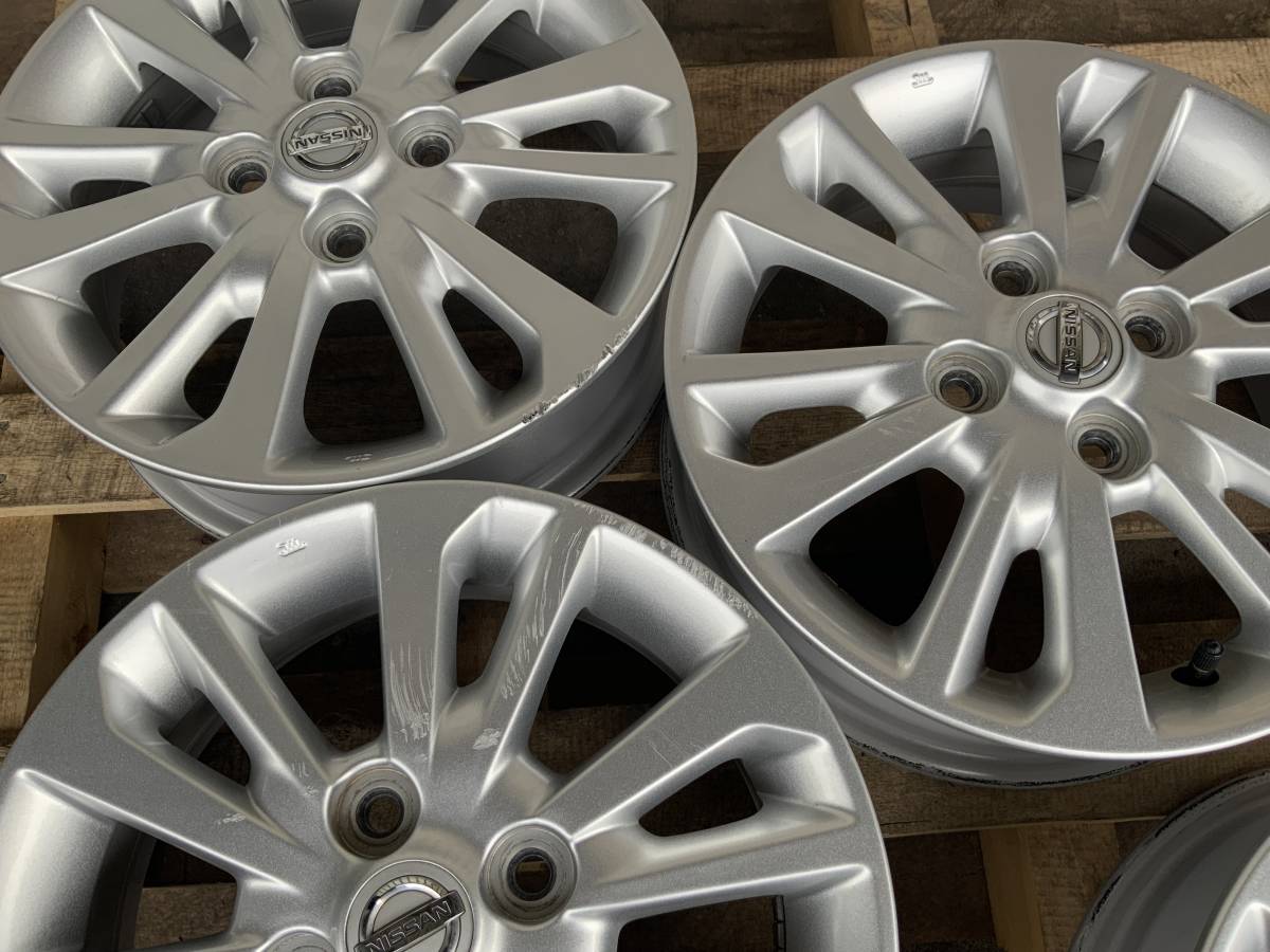 NISSAN 純正アルミアルミホイール 14インチ 4.5J 4H PCD100 +46 ハブ径