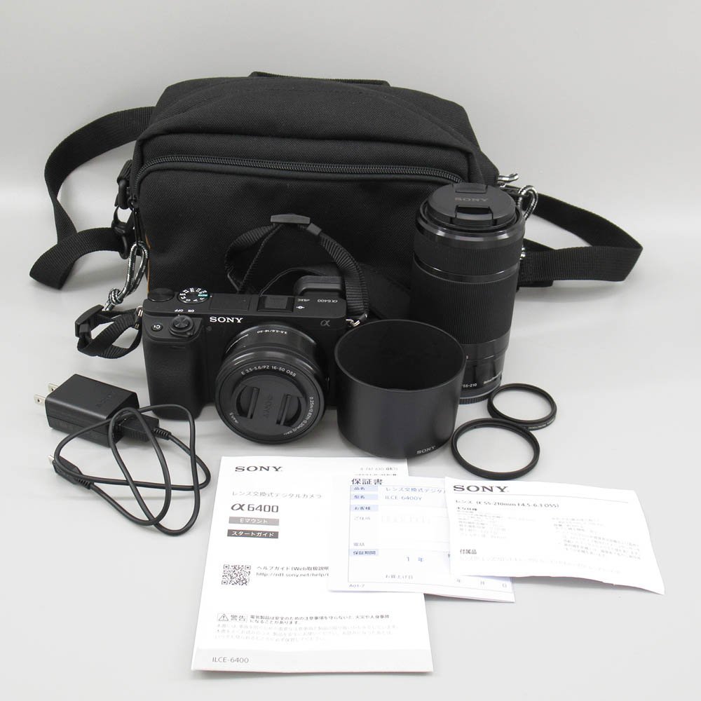 SONY α6400ミラーレス一眼カメラ 本体と付属品 【公式通販】