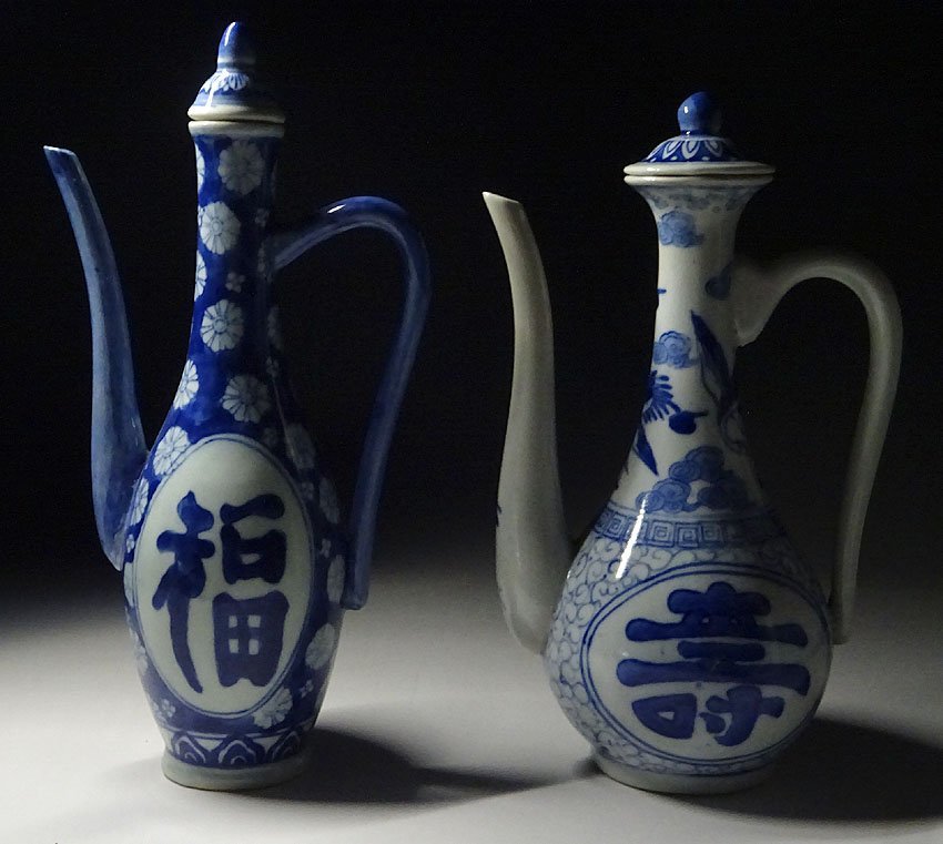 Yahoo!オークション 中国古玩 水注 唐物 - 中国美術 染付 水指 元染