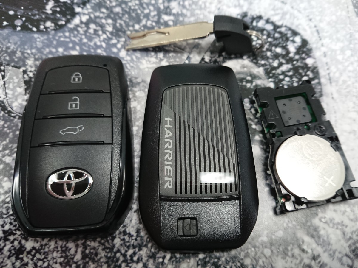 ハリアー純正スマートキーセット★トヨタスマートキー★純正スマートキー★ハリアー80系★美品【匿名発送&送料無料】