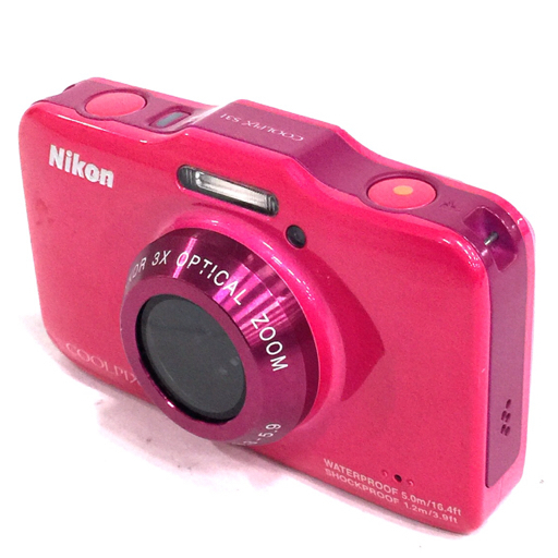 1円 Nikon COOLPIX S31 コンパクトデジタルカメラ ピンク 動作確認済