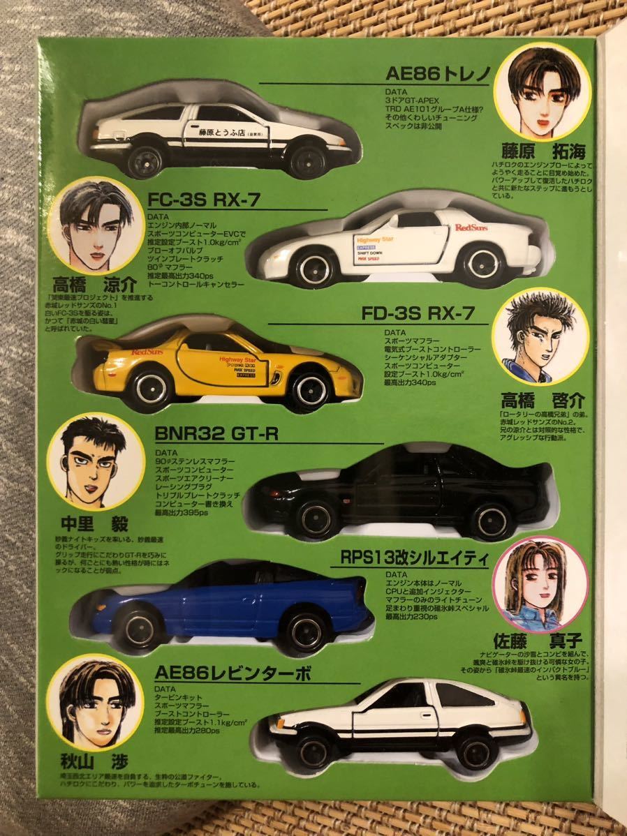 買ってみた 絶版トミカ イニシャルD 頭文字DコミックトミカVol.1 vol.4
