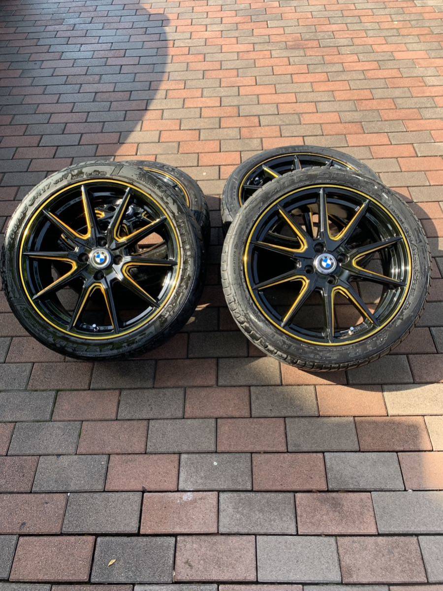 ★BMWミニ★絶版クロススピードRS10タイヤホイールセット★205/45R17