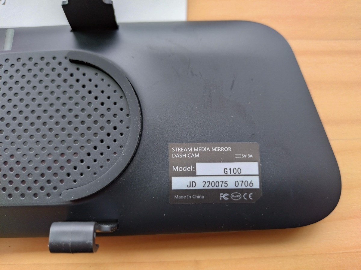 ミラー型ドライブレコーダー JADO G100 11.8インチ IPS液晶モニター 