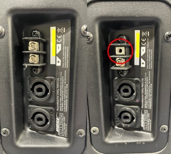 BOSE/ボーズ スピーカーシステム RoomMatch Utility RMU108 2個セット