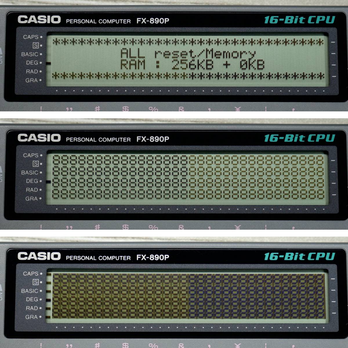 ジャンク品】CASIO カシオ FX-890P ポケットコンピュータ FX-890P