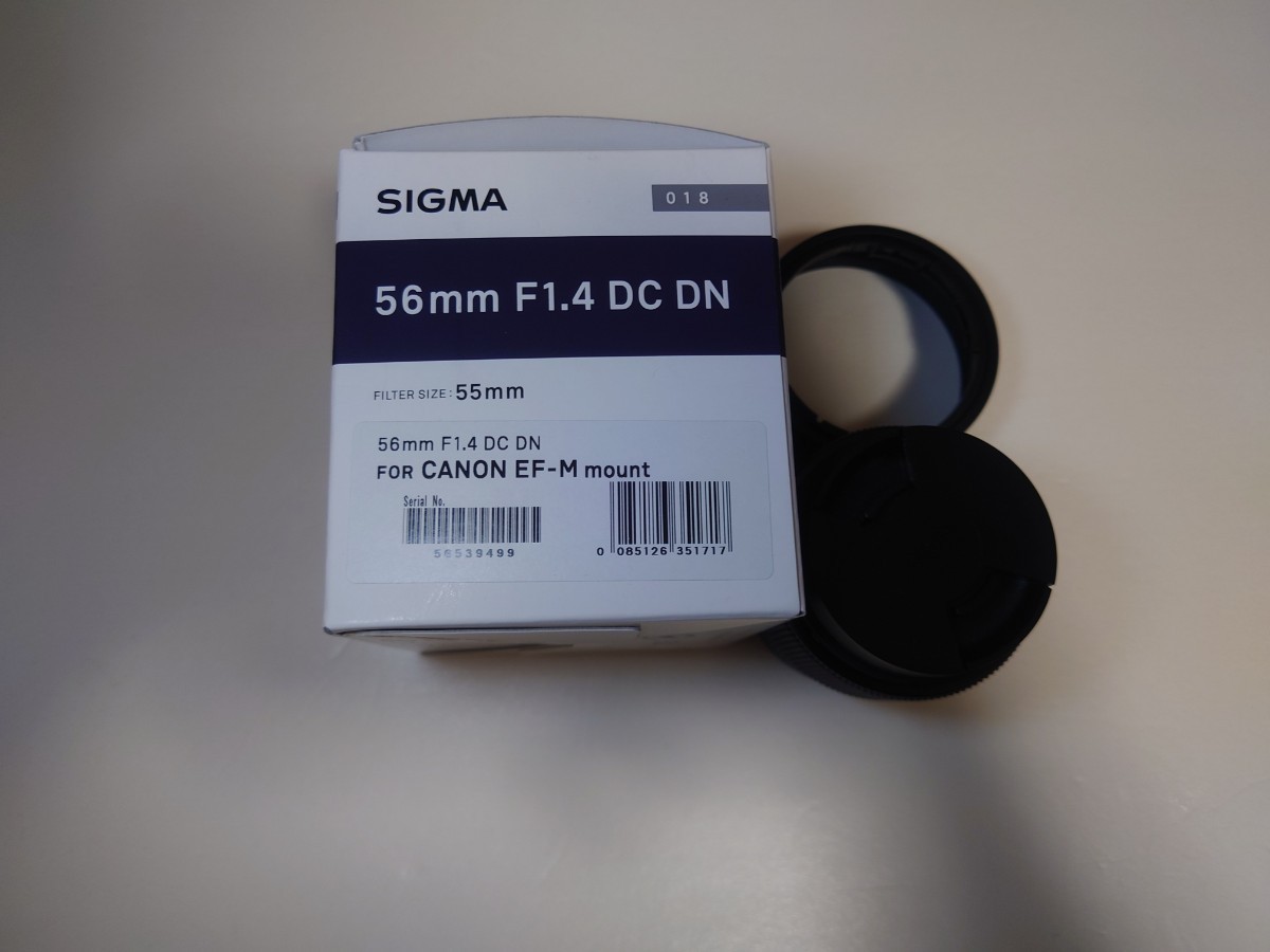 ◇美品◇シグマ SIGMA 56mm F1.4 DC DN Contemporary キヤノンEF-M用
