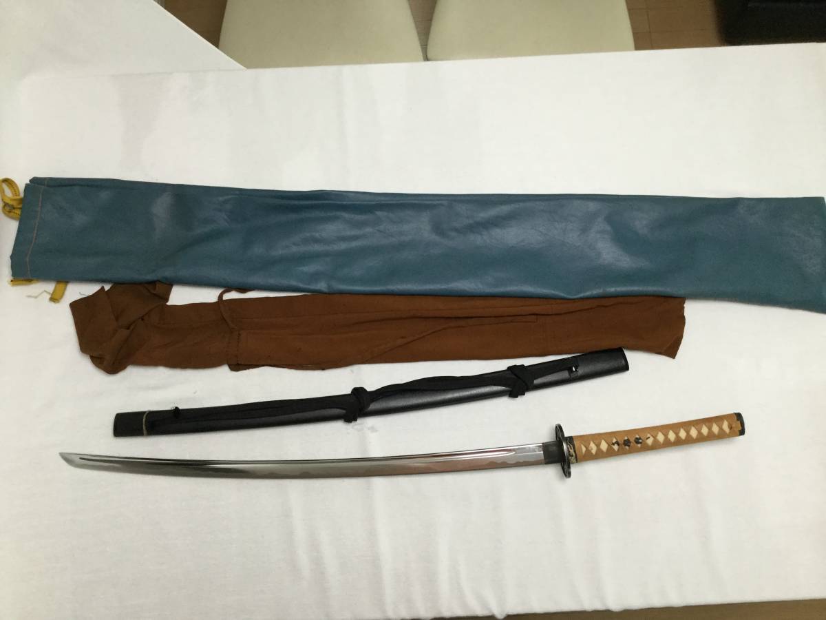 薄刃 美刀身 特選 正宗 小刀（日・ア・ギ製）模造刀 居合刀 中古品