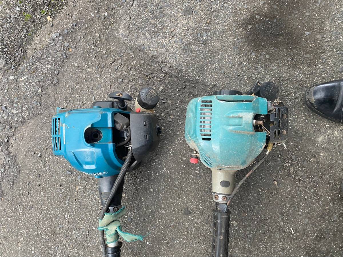 福岡市直接取引 1円 大 マキタ MEM2300U, MEM264 計2台 草刈り機 草刈 