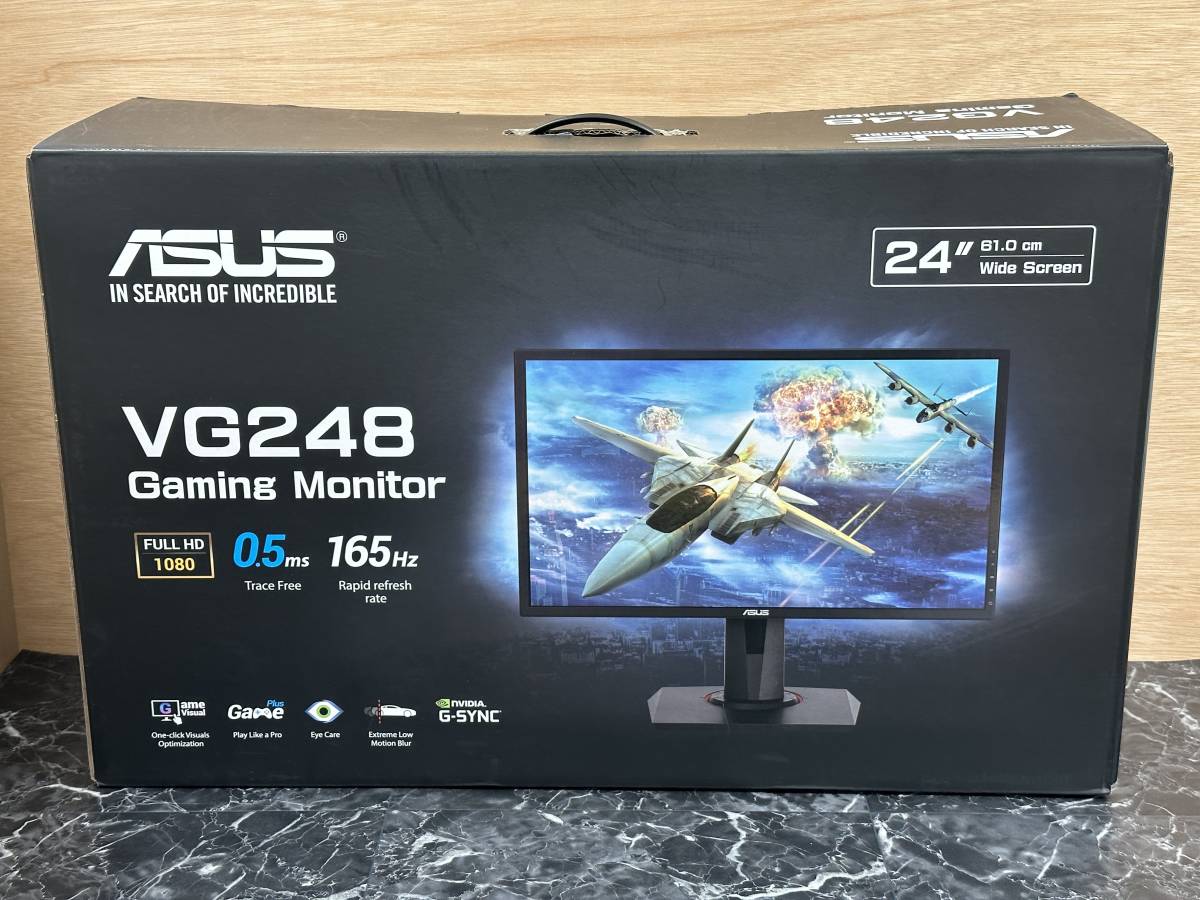 ASUS 24.5インチ 165hz 0.5ms ゲーミングモニター 箱あり 24.5インチ