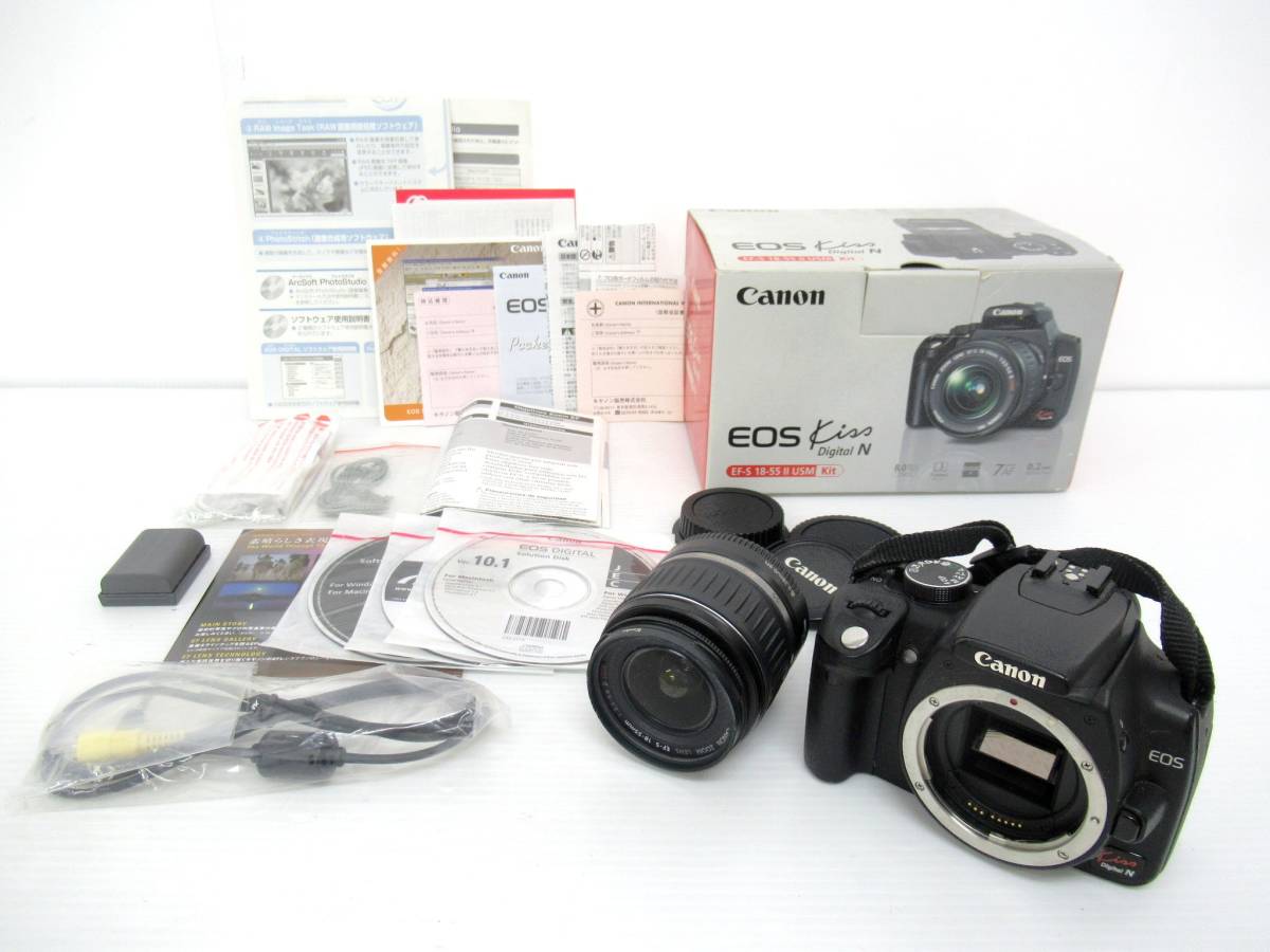【Canon/キヤノン】午③60//EOS Kiss Digtal N/EFS 18-55 Ⅱ USM Kit