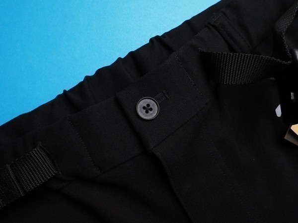 品質保証，最新作 新品定価2.0万円 COMME CA MEN コムサメン レーヨン×ナイロンツイル クライミングパンツM黒(05) 25PY20