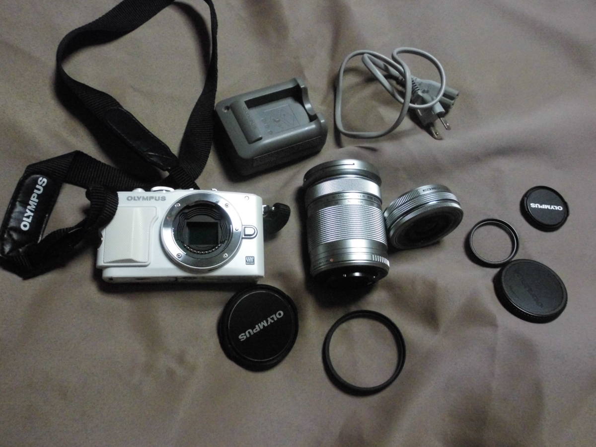OLYMPUS PEN Lite E-PL6 40-150mm 4-5.6 R ED MSC/14-42mm 3.5-5.6