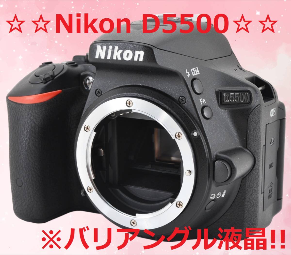美品レベル Nikon ニコン D5500 ショット数 約8431回 付属品多数 美品