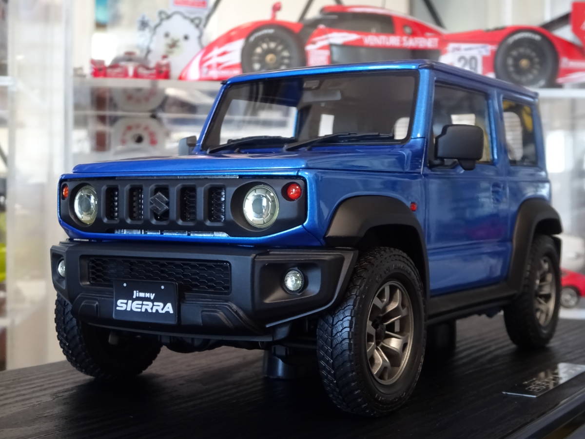 ☆100台限定☆IG1710☆1/18 SUZUKI Jimny SIERRA JC (JB74W) Brisk Blue