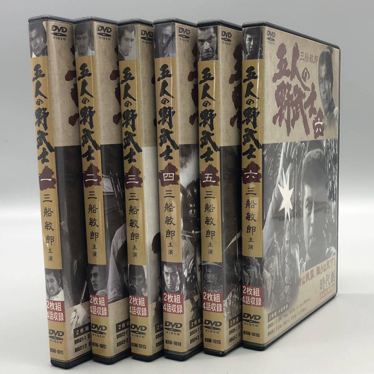 DVD 五人の野武士 6巻 セット 日本 ドラマ 時代劇 スペシャル