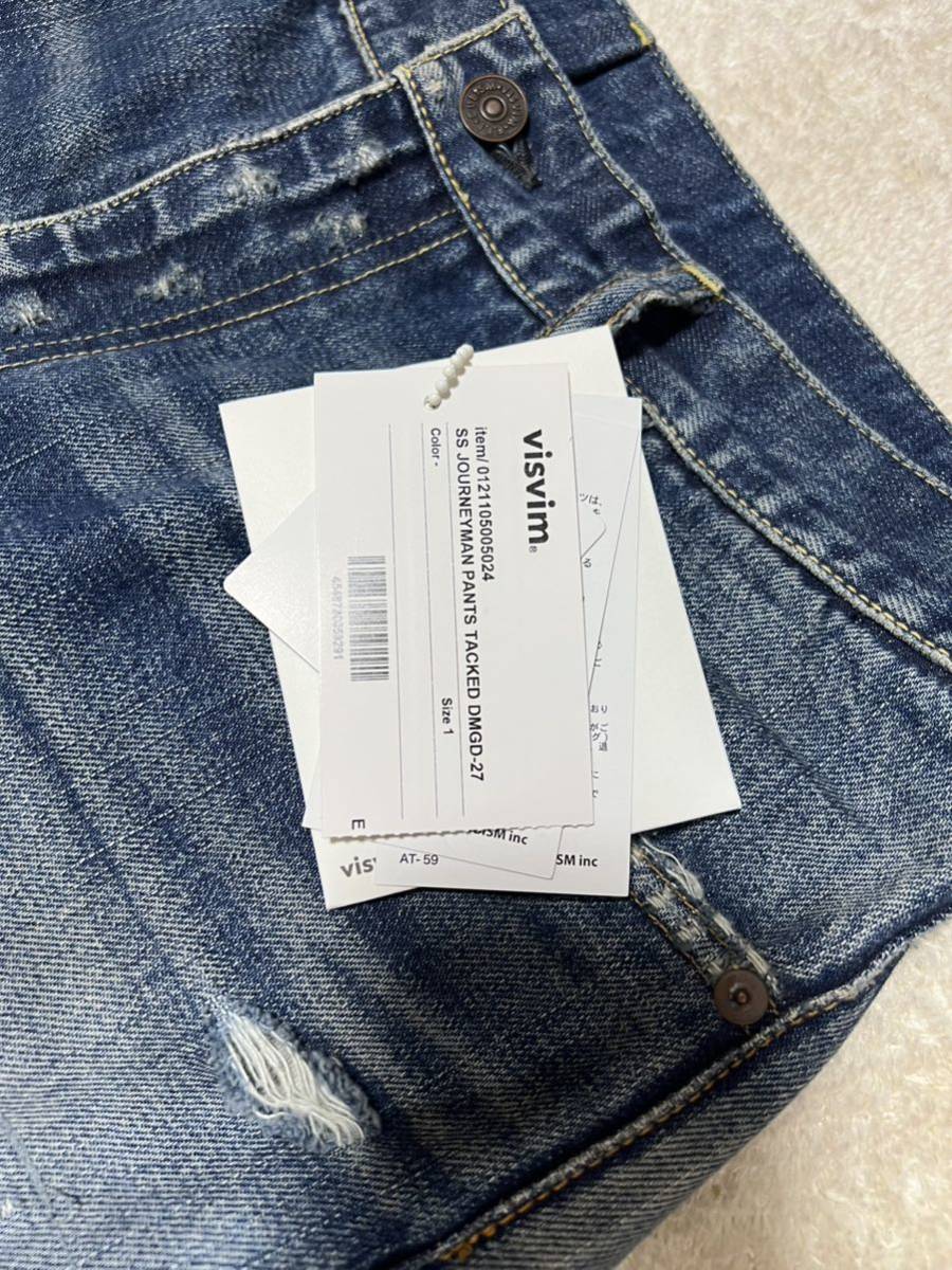 visvim JOURNEYMAN PANTS TACKED DMGD-27 Indigo Camping Trailer ICT down WMV VISVIM SANTA FE size1