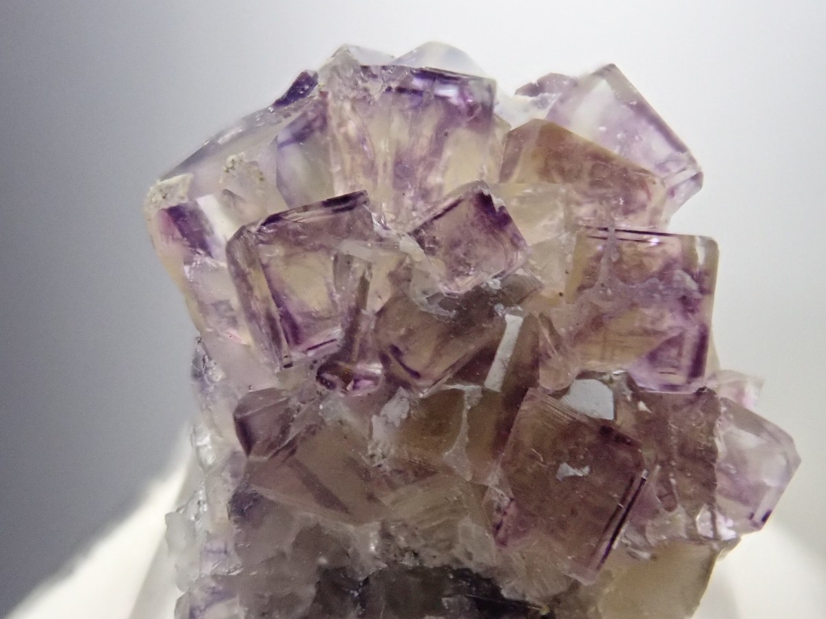 ナミビア・オコルス鉱山産 ブルーグリーン×パープル フローライト 蛍石