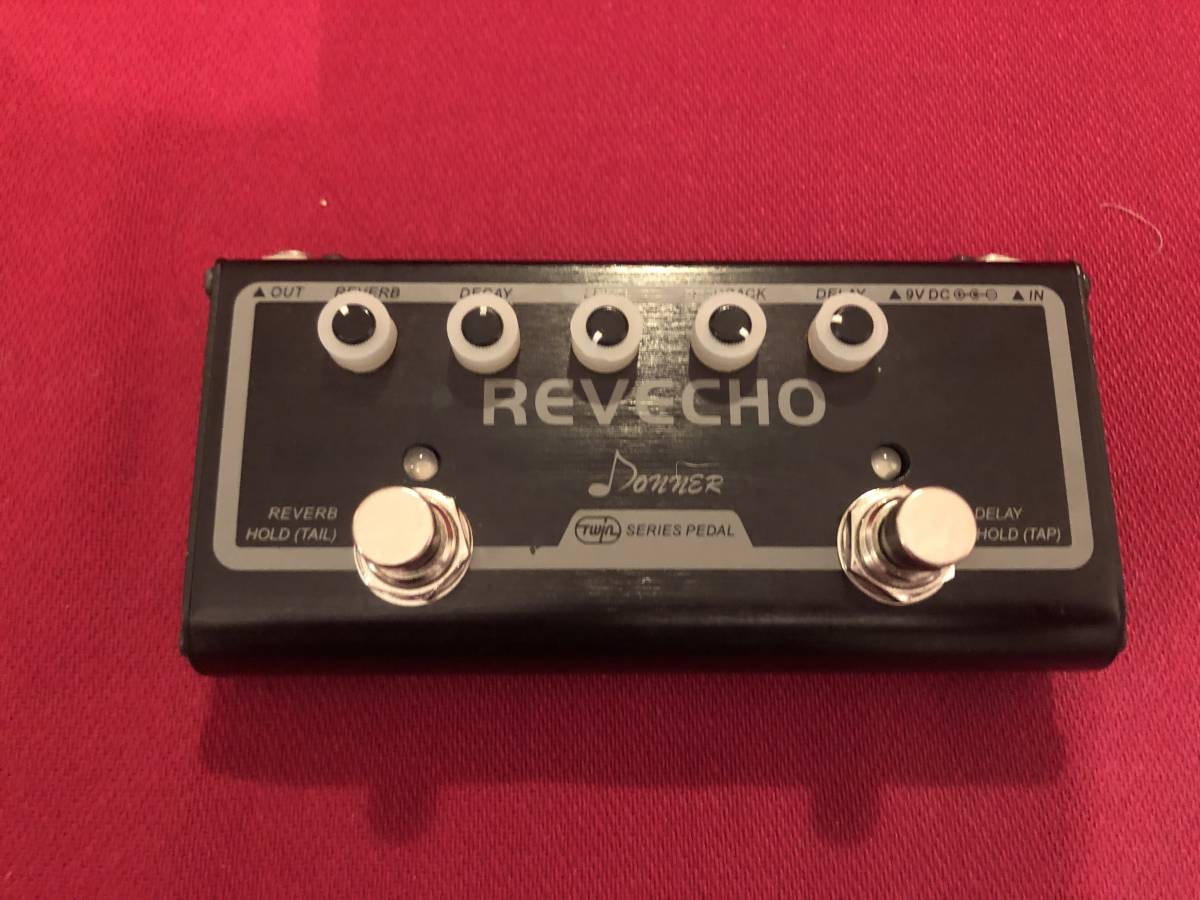 Donner Revecho Twin リバーブ & ディレイ ペダル