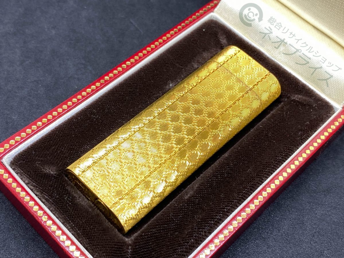 安い，定番 A6111 Cartier カルティエ ガスライター 円柱 ゴールド柄 良品(カルティエ)｜売買されたオークション情報、yahooの商品情報をアーカイブ公開 - オークファン カルティエ