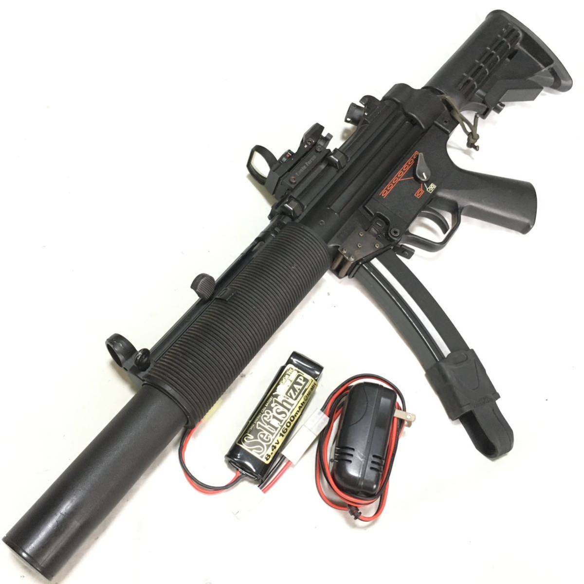 初速アップ＆外装カスタム!!】東京マルイ 電動ガン MP5 SD6 セット