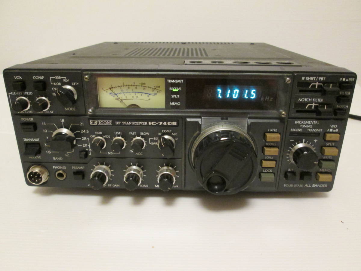 ICOM アイコム HF 固定 IC-740 ALL MODE TRANSCIVER HF帯 オールモード  