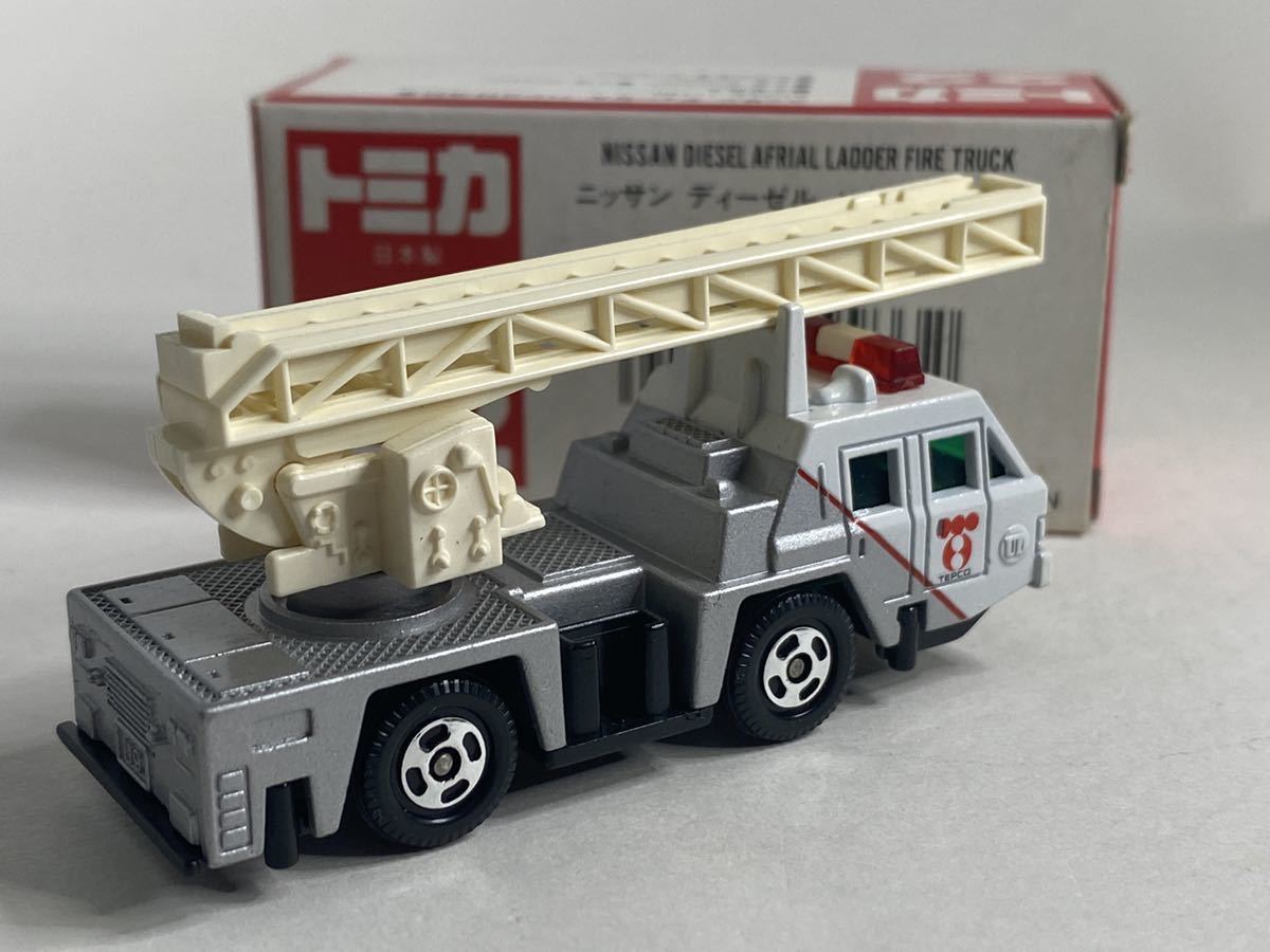 トミカ 22-4-4 東京電力特注 日産ディーゼル ハシゴ付 消防車の入札