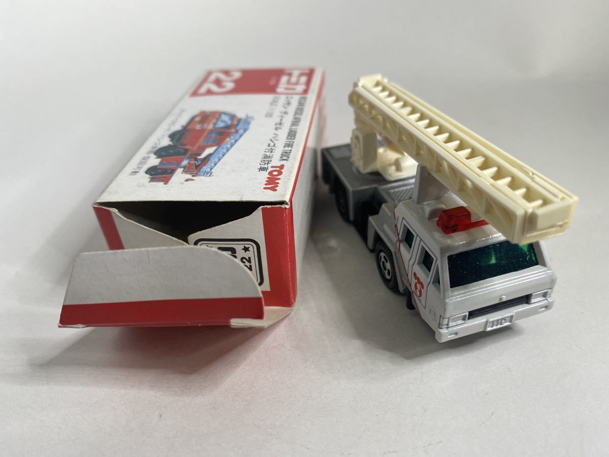 トミカ 22-4-4 東京電力特注 日産ディーゼル ハシゴ付 消防車(商用車