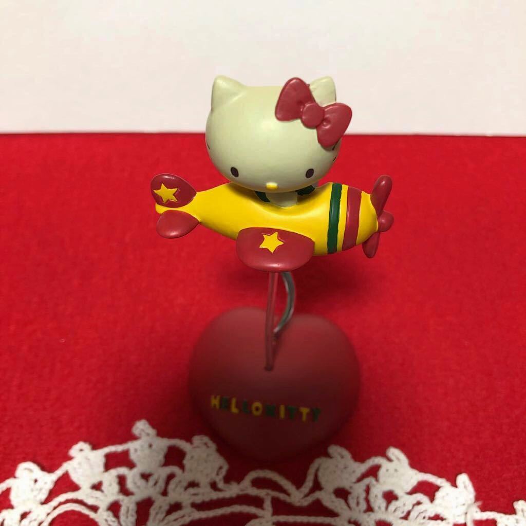 ハローキティ キティちゃん メモホルダー メモスタンド 飛行機 ハート