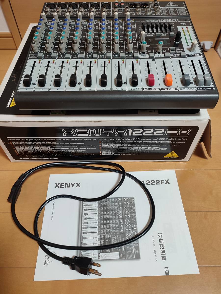ジャンク】BEHRINGER XENYN1222FX ミキサー XENYX1222FX 楽器、器材