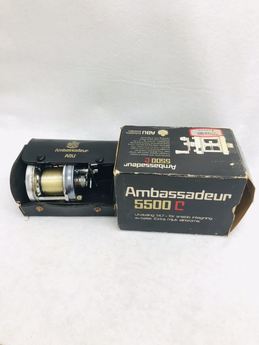希少品!! アブガルシア アンバサダー ABU Ambassadeur 5500C 現状品 ケース箱付き C2