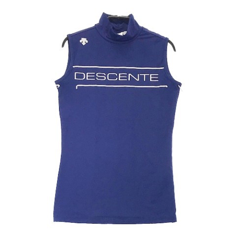 DESCENTE GOLF デサントゴルフ ノースリーブシャツ ブルー系 S [240001993498] ゴルフウェア レディース