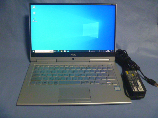 @1★送料込/Vk23TGVGU/電池〇/タッチ式/第7世代/2017年製/128GB/8GB/13.3型/Office2021/W10/NEC/S色/HD