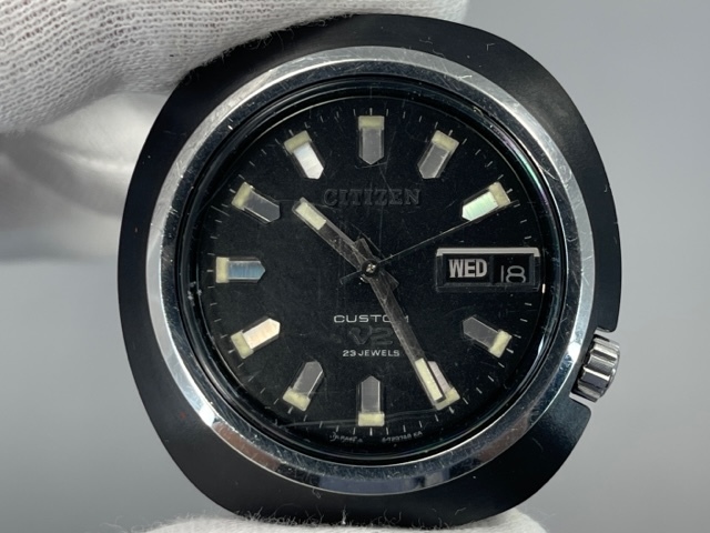 シチズン CITIZEN CUSTOM V2 4-721675 TA カスタム ブラック 自動巻き