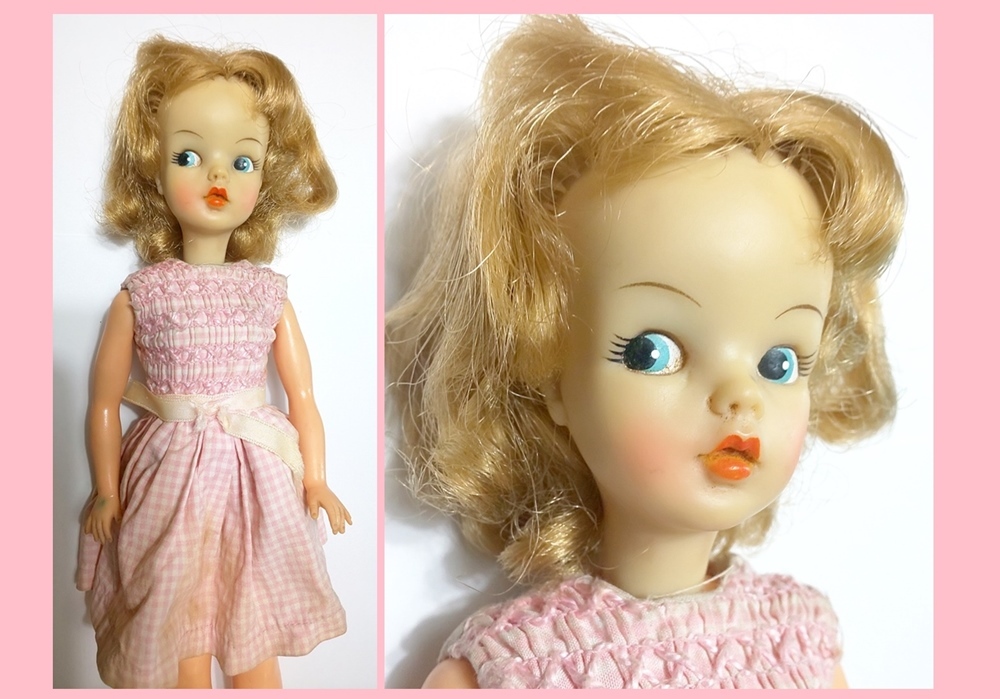 ふわっふわな髪のタミーちゃん人形、お着替え付き。 タミーちゃん